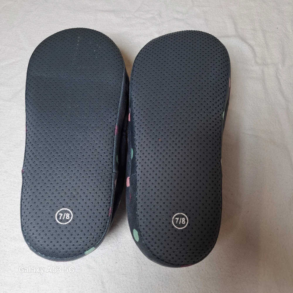 Disney Gray and Red Character Slippers